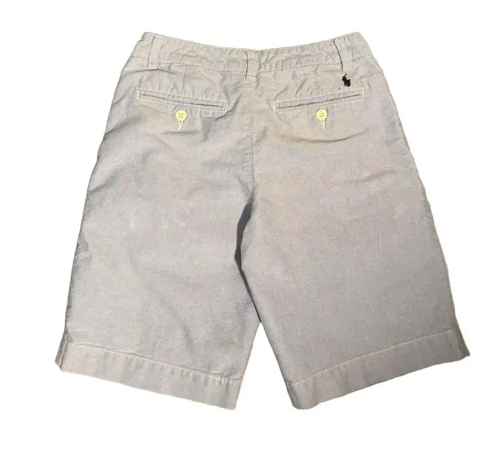 Polo Ralph Lauren Boys Youth Chambray Shorts 12 B1351